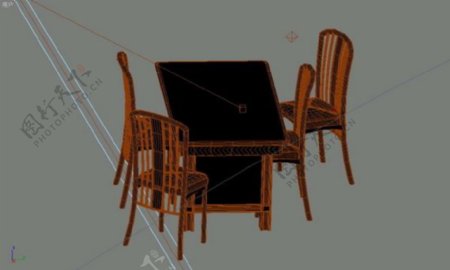餐桌3d模型家具3d模型21