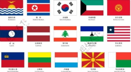 朝鲜国旗矢量图免费下载