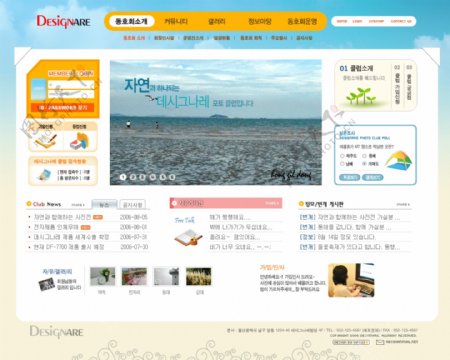 2008韩国商务网页模板系列19图片