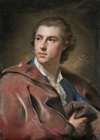 拉斐尔威廉坎宁汉的肖像油画图片