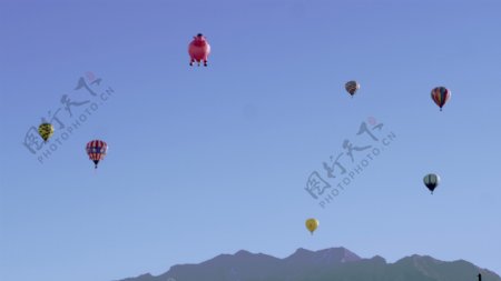 什锦热气球在犹他州县犹他州的21个4K超高清