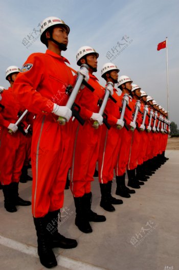 中国消防兵图片