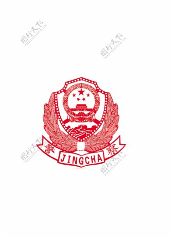 中华人民共和国警徽标识