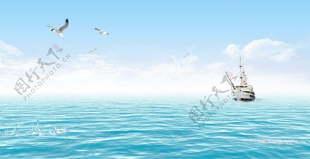 大海背景图片