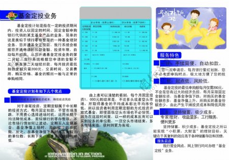 中国工商银行宣传单页图片