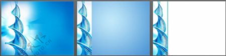 蓝色DNA背景医学PPT模板