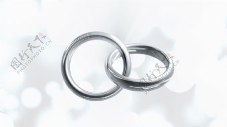 闪烁的结婚戒指运动背景视频免费下载