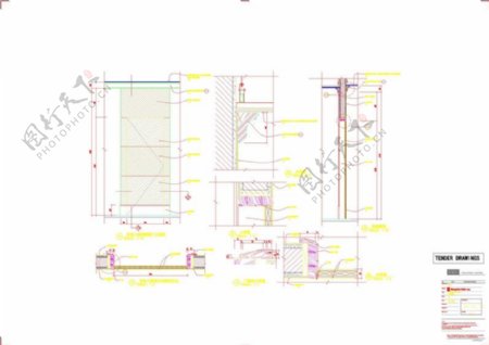 公共空间门大样cad建筑