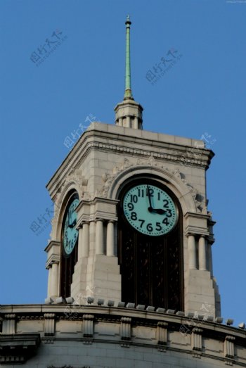 欧式钟楼高清素材图片