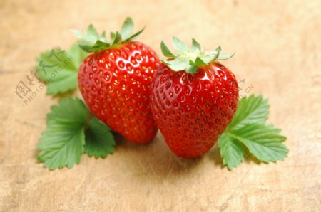 草莓素材新鲜水果高清细节