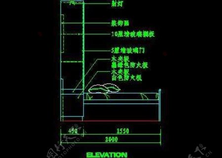 床屏详图床图块床屏cad土块素材87