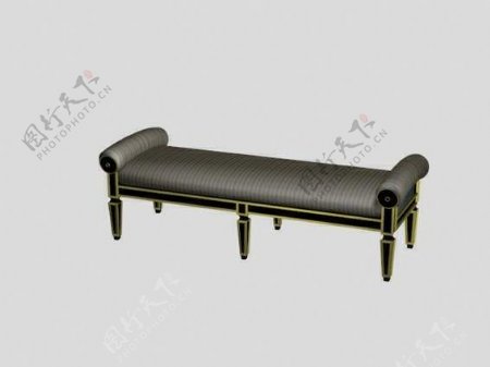 欧式凳子3d模型家具图片5