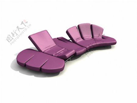 现代家具3DMAX模型之沙发056
