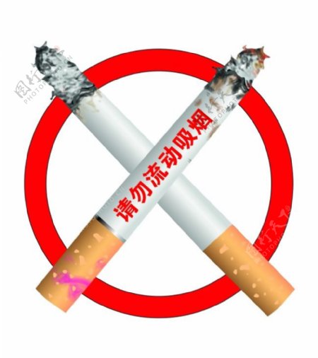 禁止标志请勿吸烟