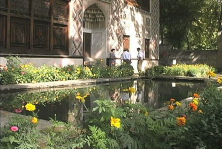 阿塞拜疆池宫花园在沙基股票视频视频免费下载