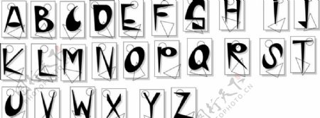 q型字母设计图片