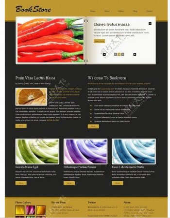 水果餐饮类网站模板CSS