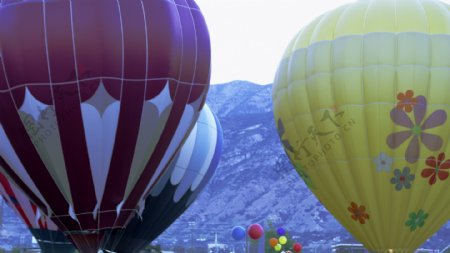 什锦热气球在犹他州县犹他州的5个4K超高清