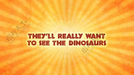 Zoo动物园广告恐龙篇视频素材