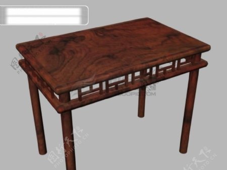 3d木质桌案