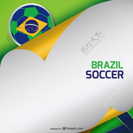 2014巴西世界足球赛事背景矢量01
