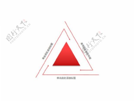 三角形ppt图表