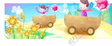 最新韩国儿童插画矢量图40