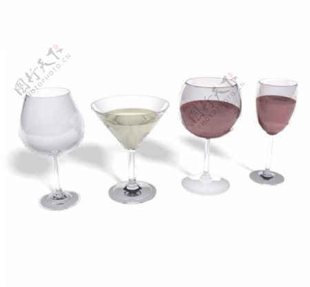 酒杯酒杯模型图片