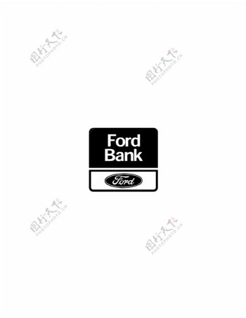 FordBanklogo设计欣赏FordBank金融机构LOGO下载标志设计欣赏