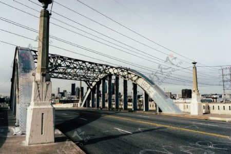 钢铁桥风景