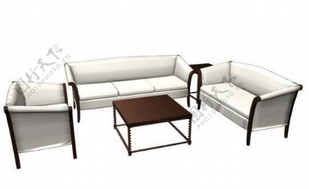 传统家具2沙发3D模型b044