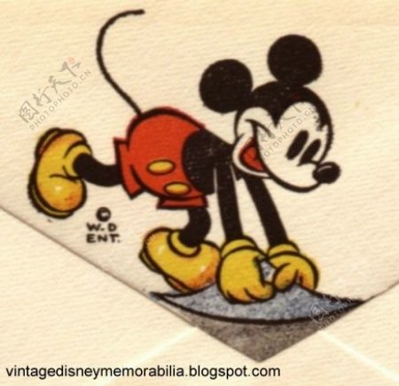 位图卡通动物米老鼠米奇文字免费素材