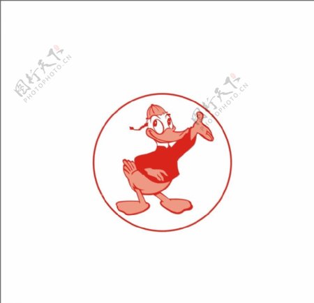 唐老鸭鸭脖logo图片