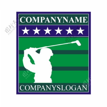高尔夫球LOOG公司标志