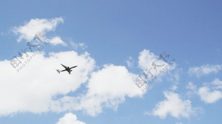 在天空的4K超高清的飞机视频免费下载