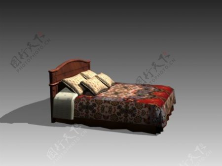 常见的床3d模型家具效果图122