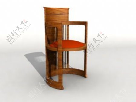 欧式椅子3d模型家具模型112