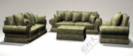 常用的沙发3d模型沙发效果图1117