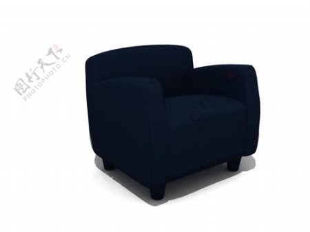 单人沙发3d模型沙发效果图135