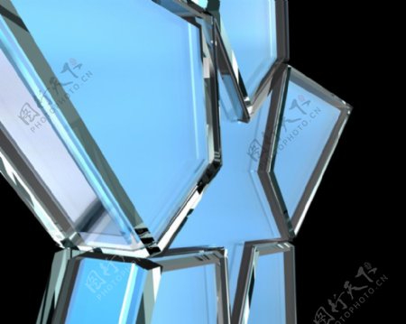水晶立体素材