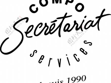 Composecretariatservicelogo设计欣赏康波秘书处服务标志设计欣赏