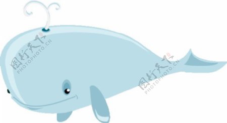 鲸鱼的剪贴画漫画