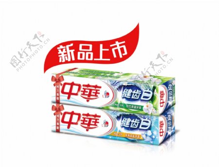 中华牙膏健齿白牙膏产品主图