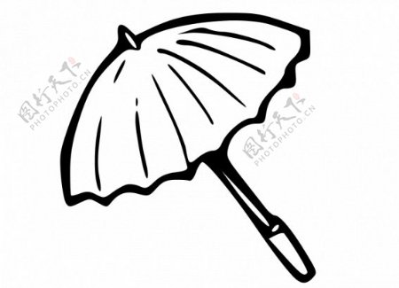 伞的矢量绘图