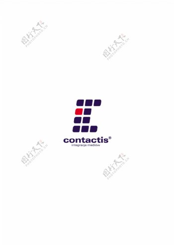Contactislogo设计欣赏Contactis电信公司标志下载标志设计欣赏