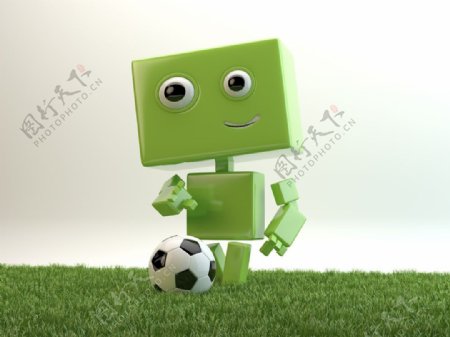 踢足球的机器人