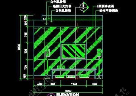 二居室实例现代简约场景cad详图A3例25