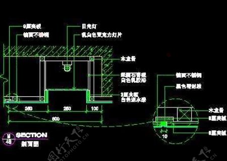 二居室实例现代简约场景cad详图A3例66