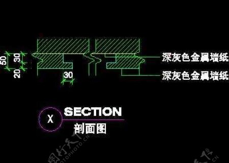 三居室实例现代简约场景cad详图素材免费下载23