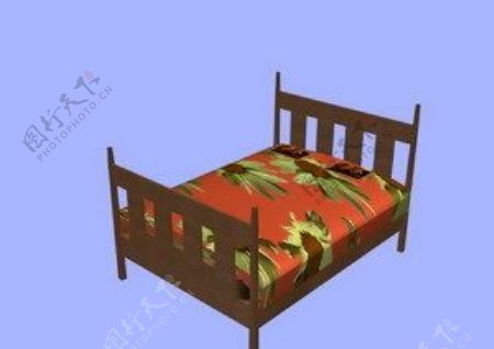 欧式床传统家具3D模型16